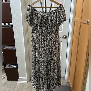 Off-the-shoulder Vada Winter Dress